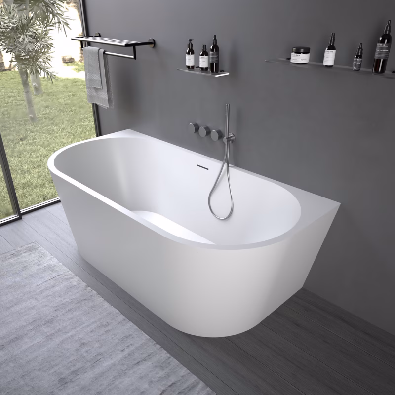 Ideavit ALEXA ACRYL wandgemonteerde (Back to Wall) badkuip