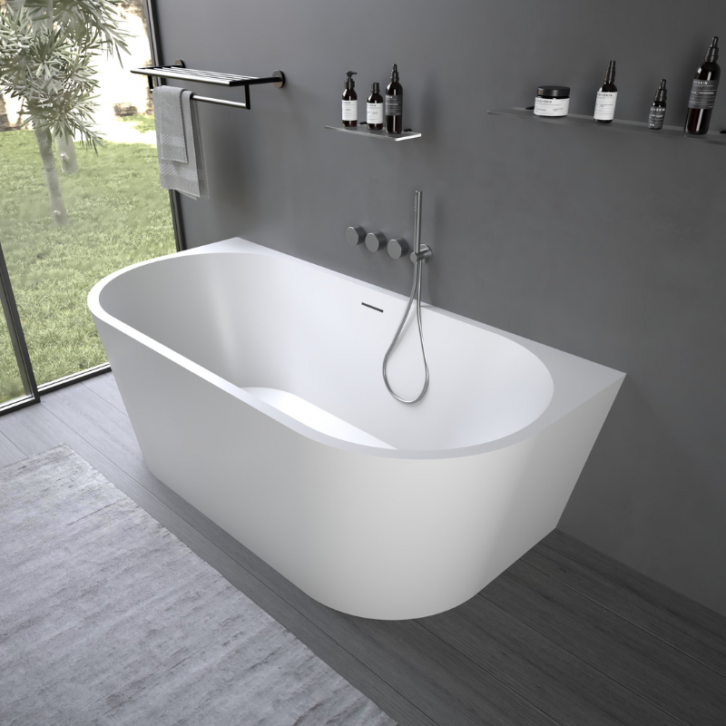 Ideavit ALEXA ACRYL wandgemonteerde (Back to Wall) badkuip