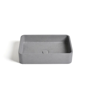 Ideavit IDEA.GAIA B1 betonnen vrijstaande wastafel rechthoekig