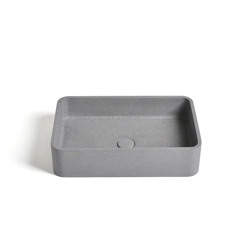 Ideavit IDEA.GAIA B1 betonnen vrijstaande wastafel rechthoekig