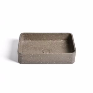 Ideavit IDEA.GAIA E10 terrazzo vrijstaande wastafel rechthoekig