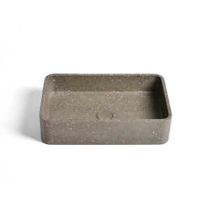 Ideavit IDEA.GAIA E10 terrazzo vrijstaande wastafel rechthoekig