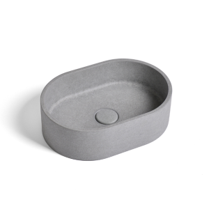 Ideavit IDEA.ROCK B1 betonnen vrijstaande wastafel ovaal