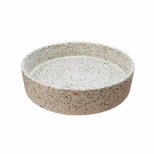 Ideavit IDEA.SMART E13 terrazzo vrijstaande wastafel rond