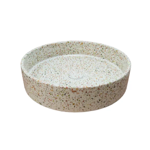 Ideavit IDEA.SMART E13 terrazzo vrijstaande wastafel rond