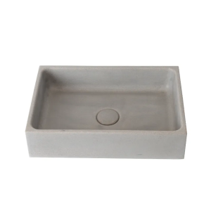 Ideavit IDEA.SOL D5 betonnen vrijstaande wastafel rechthoekig