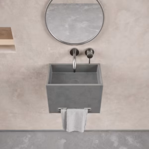 Ideavit IDEA.WALL D5 betonnen wastafel voor wandmontage