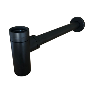 Ideavit Siphon sifon rond zwart mat