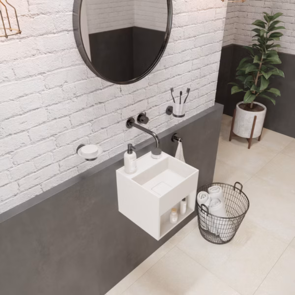 Ideavit Solidbliss 30SH wandwastafel