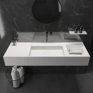 Ideavit Solidbliss140DR wandwastafel