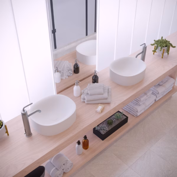 Ideavit Solidcliff 40 vrijstaande wastafel