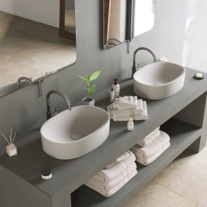 Ideavit Solidcliff 50 vrijstaande wastafel