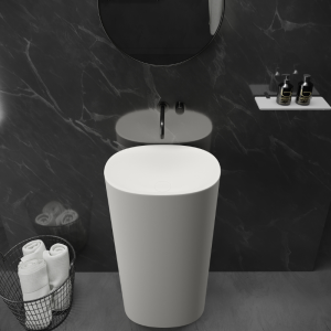 Ideavit Solidcliff PB 50 wastafel op voetstuk