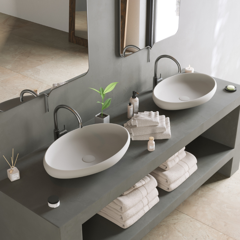 Ideavit Solidego 60 vrijstaande wastafel