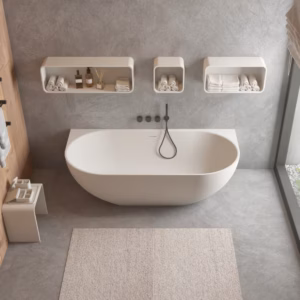 Ideavit Solidnova muur gemonteerd ligbad