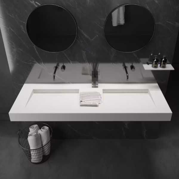 Ideavit Solidsquare150 wandwastafel