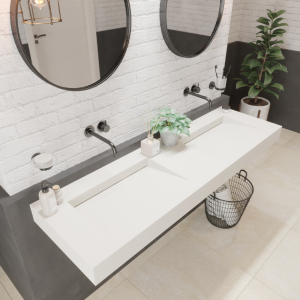 Ideavit Solidsquare150 wandwastafel