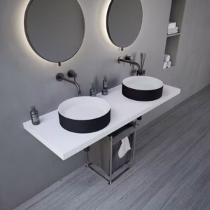 Ideavit Solidthin 40 PE WH vrijstaande wastafel