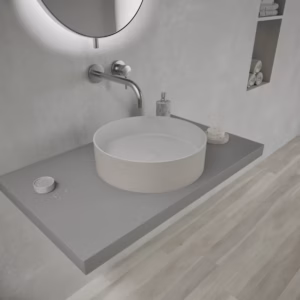 Ideavit Solidthin 40 PE WH vrijstaande wastafel