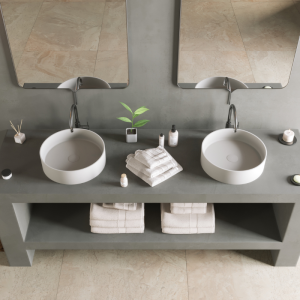 Ideavit Solidthin 40 vrijstaande wastafel