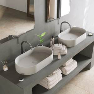 Ideavit Solidthin 60 vrijstaande wastafel