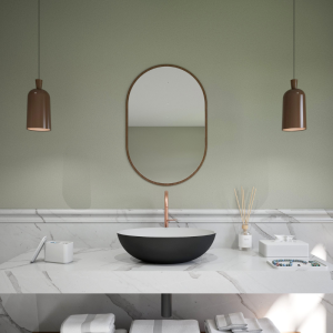 Ideavit Solidthin OV50 BL WH vrijstaande wastafel