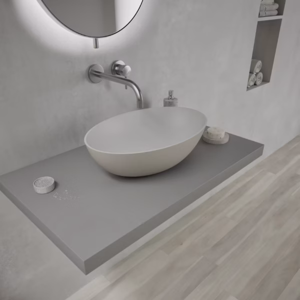 Ideavit Solidthin OV50 PE-WH waskom