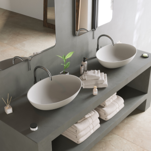 Ideavit Solidthin OV60 vrijstaande wastafel