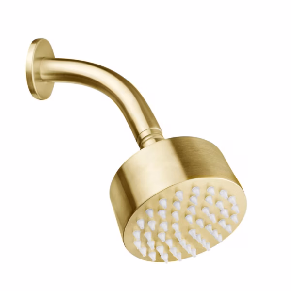 RVS comfort wand sportdouches ø 9 cm PVD GOUD
