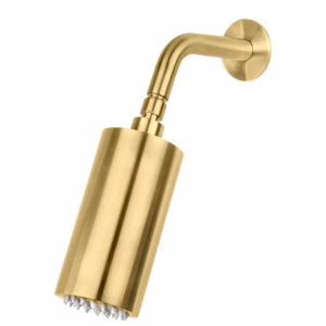RVS wand buis douche ø 9 cm x 16 cm PVD GOUD