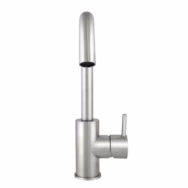 RVS wastafel opbouwkraan boogkraan RVS 316