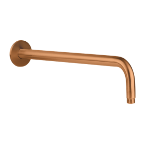 RVS Regendouche wandaansluiting 50 cm PVD Koper