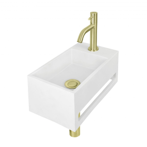 Solid Surface fonteinset gold