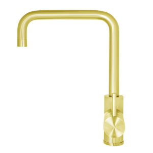 rvs keukenkraan rechthoek gold