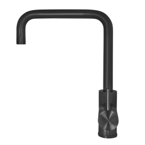 rvs keukenkraan rechthoek gunmetal black
