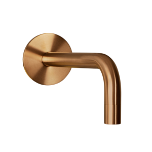 rvs kraanuitloop 25 cm x 25 mm raw copper