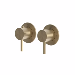 rvs 316L douche bad thermostaatkraan set PVD light gold