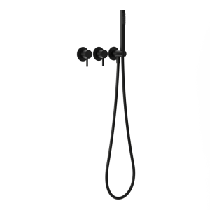 rvs 316L inbouw bad thermostaat kraan PVD zwart