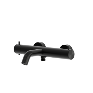 rvs 316L opbouw badthermostaatkraan PVD zwart