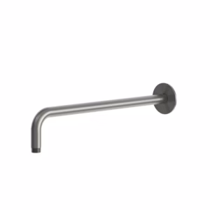RVS 316L wandaansluiting regendouchekop 40 cm PVD gunmetal black