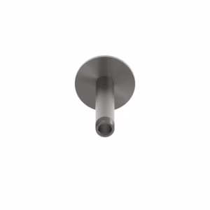 rvs 316L aansluiting plafond regendouchekop 12 cm PVD gunmetal black