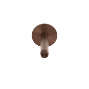 rvs 316L aansluiting plafond regendouchekop 12 cm PVD rawcopper