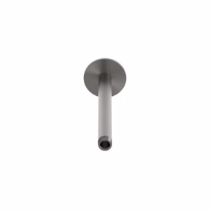rvs 316L aansluiting plafond regendouchekop 24 cm PVD gunmetal black