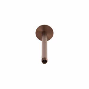 rvs 316L aansluiting plafond regendouchekop 24 cm PVD rawcopper