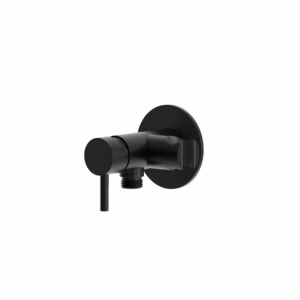 rvs 316L bidet mengkraan set PVD zwart