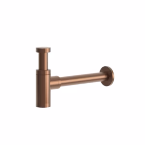rvs 316L design wastafel sifon PVD rawcopper