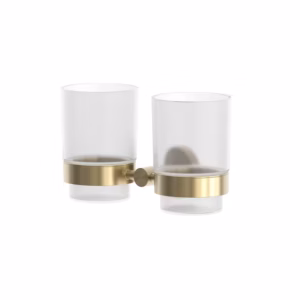 rvs 316L glashouder dubbel PVD light gold