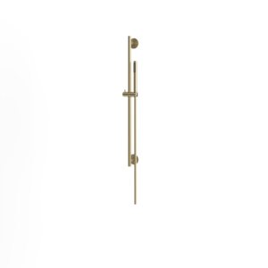 rvs 316L glijstang met slang en staafdouche PVD light gold