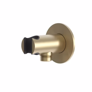 rvs 316L hand douche houder met wateraansluiting PVD light gold