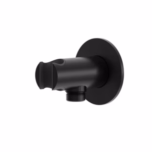 rvs 316L hand douche houder met wateraansluiting PVD zwart